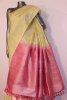 Designer Gold  & Silver Kanchipuram Silk Saree